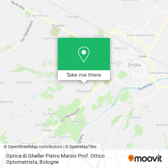 Optica di Gheller Pietro Marzio Prof. Ottico Optometrista map