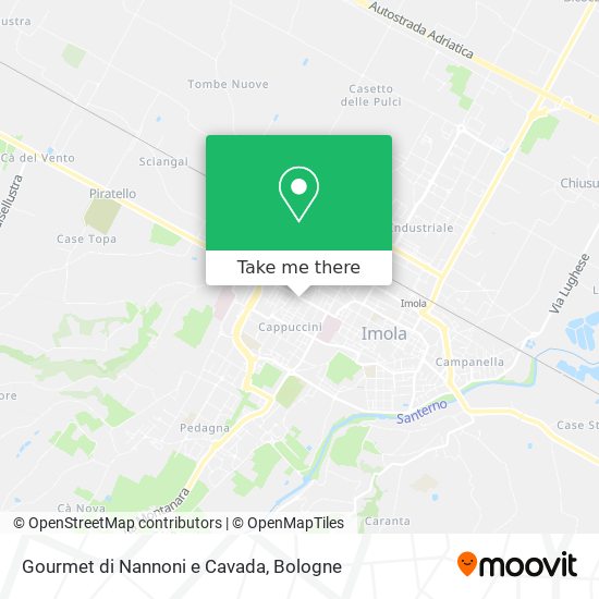 Gourmet di Nannoni e Cavada map