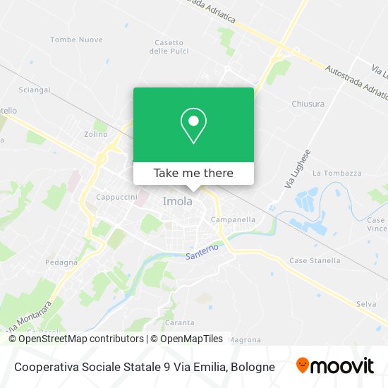 Cooperativa Sociale Statale 9 Via Emilia map