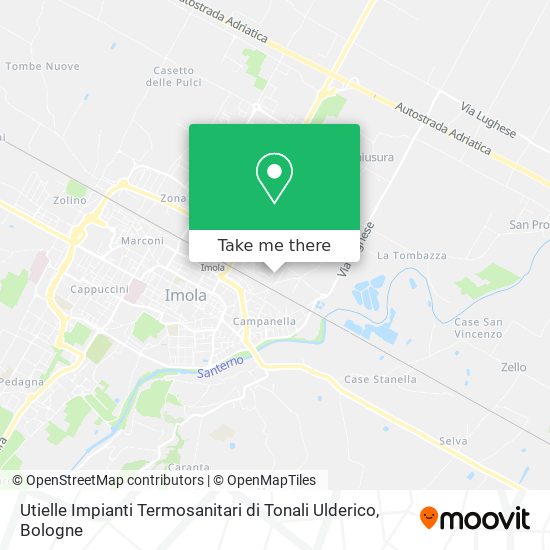 Utielle Impianti Termosanitari di Tonali Ulderico map