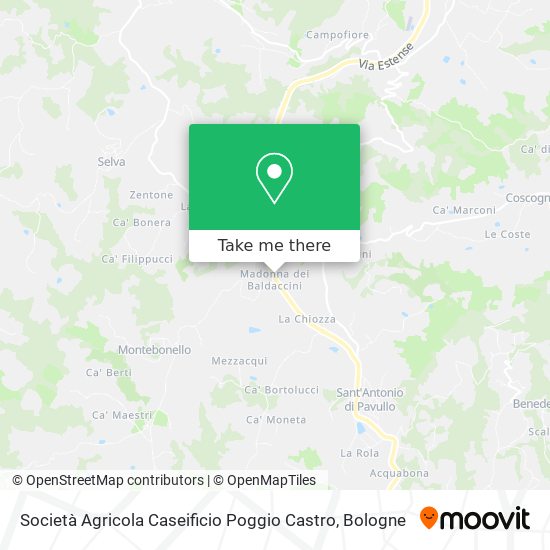 Società Agricola Caseificio Poggio Castro map