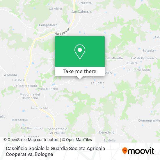 Caseificio Sociale la Guardia Società Agricola Cooperativa map
