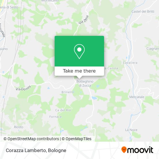 Corazza Lamberto map