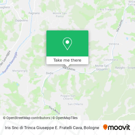 Iris Snc di Trinca Giuseppe E. Fratelli Cava map