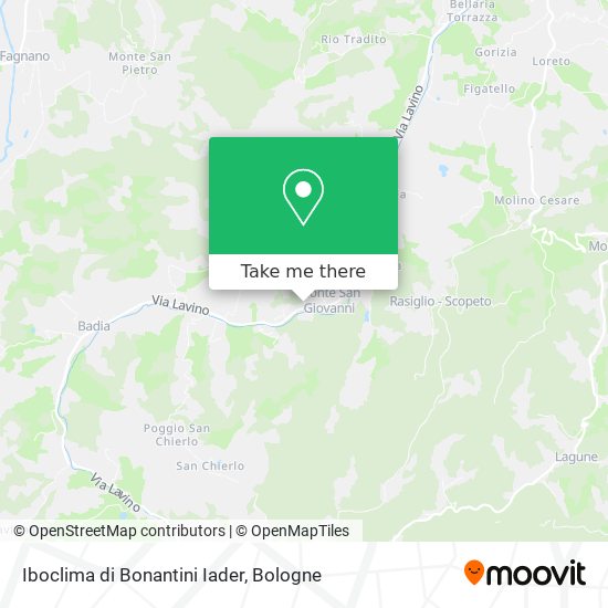 Iboclima di Bonantini Iader map