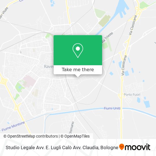 Studio Legale Avv. E. Lugli Calò Avv. Claudia map