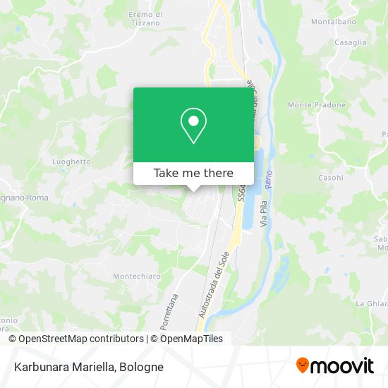 Karbunara Mariella map