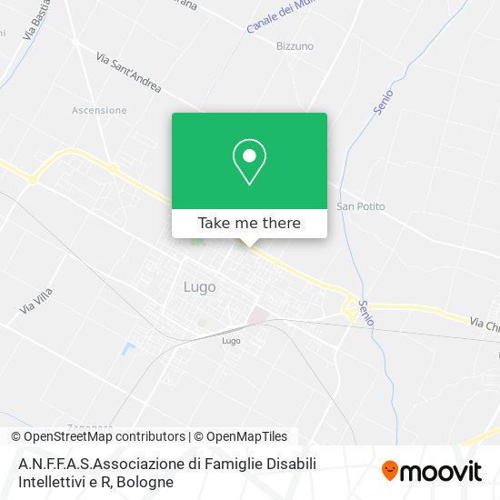 A.N.F.F.A.S.Associazione di Famiglie Disabili Intellettivi e R map