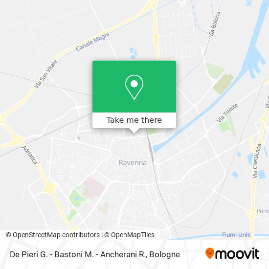 De Pieri G. - Bastoni M. - Ancherani R. map
