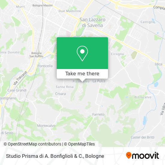 Studio Prisma di A. Bonfiglioli & C. map