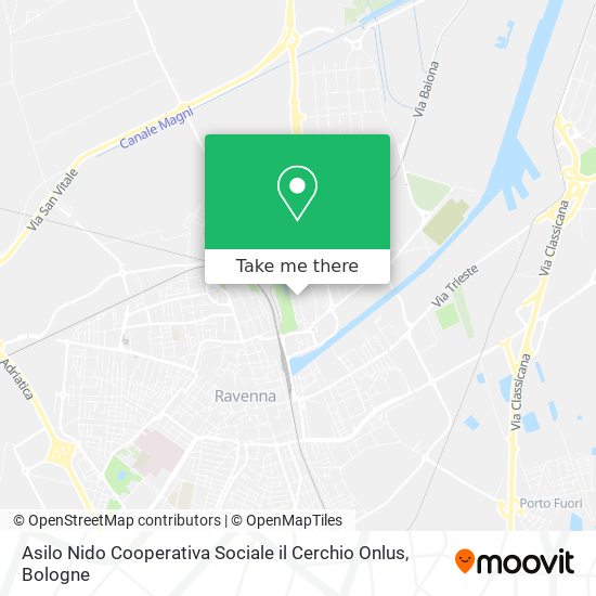 Asilo Nido Cooperativa Sociale il Cerchio Onlus map