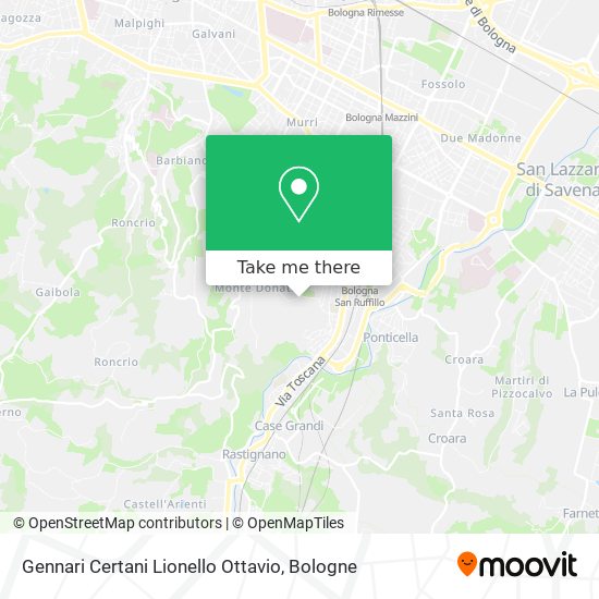 Gennari Certani Lionello Ottavio map