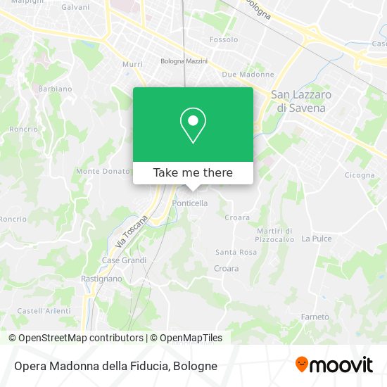 Opera Madonna della Fiducia map