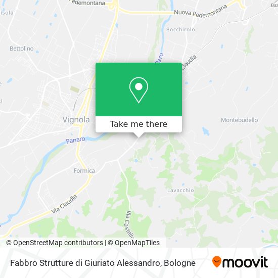 Fabbro Strutture di Giuriato Alessandro map