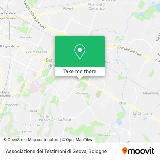 Associazione dei Testimoni di Geova map