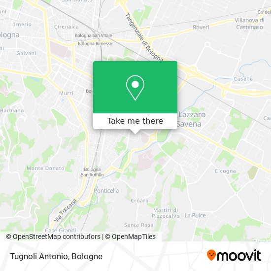 Tugnoli Antonio map