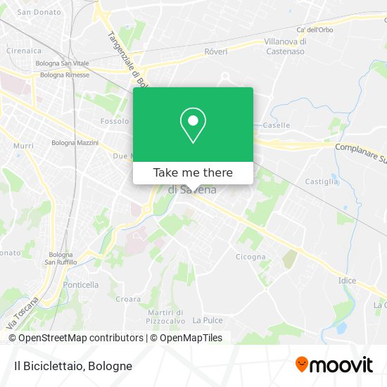 Il Biciclettaio map