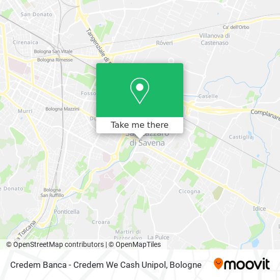 Credem Banca - Credem We Cash Unipol map