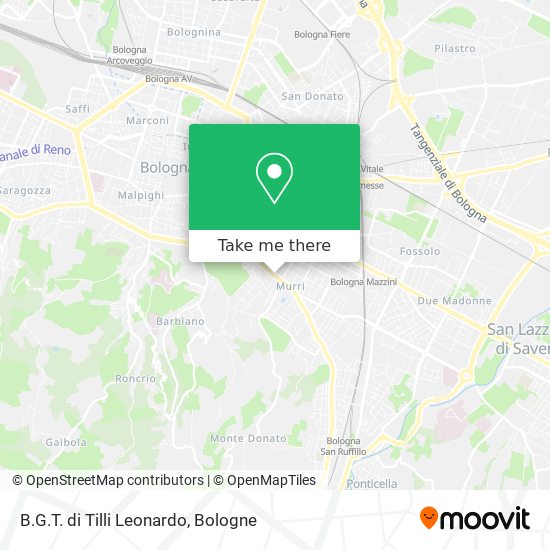 B.G.T. di Tilli Leonardo map