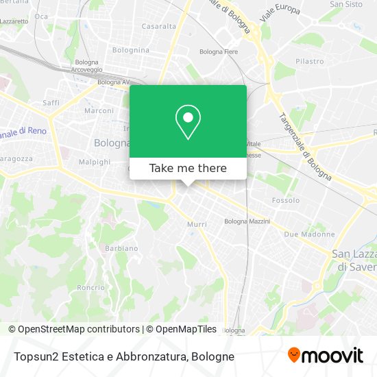 Topsun2 Estetica e Abbronzatura map