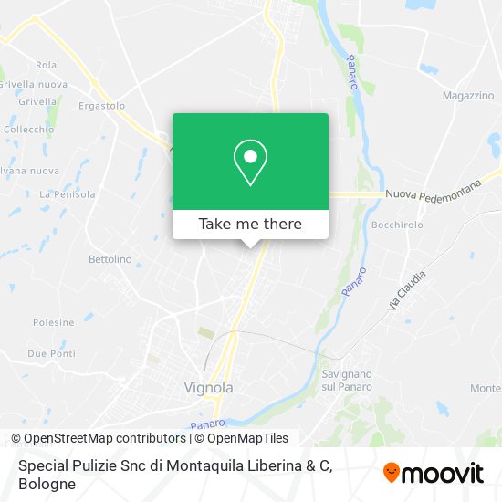 Special Pulizie Snc di Montaquila Liberina & C map