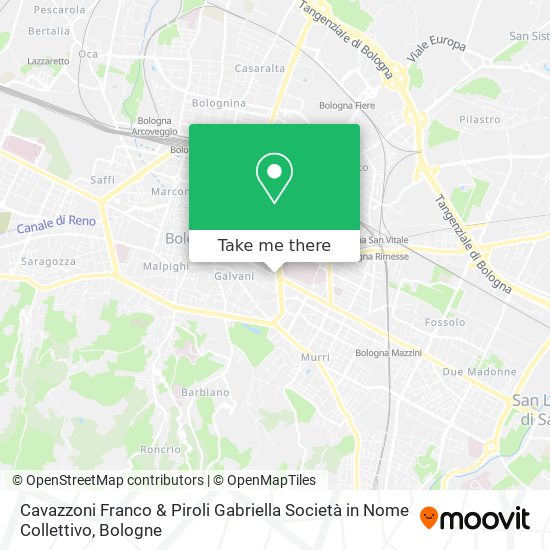 Cavazzoni Franco & Piroli Gabriella Società in Nome Collettivo map