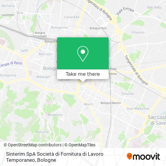 Sinterim SpA Società di Fornitura di Lavoro Temporaneo map