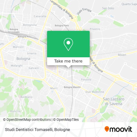 Studi Dentistici Tomaselli map