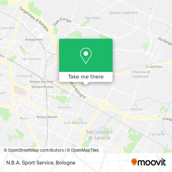 N.B.A. Sport Service map