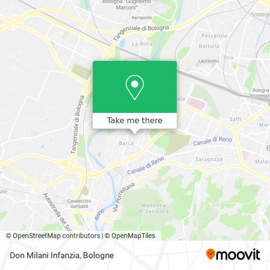 Don Milani Infanzia map