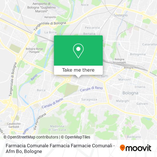 Farmacia Comunale Farmacia Farmacie Comunali - Afm Bo map
