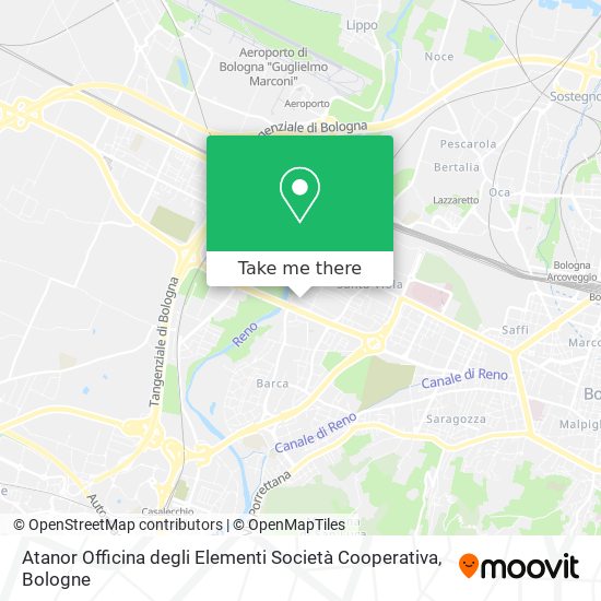 Atanor Officina degli Elementi Società Cooperativa map