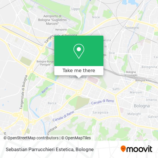 Sebastian Parrucchieri Estetica map
