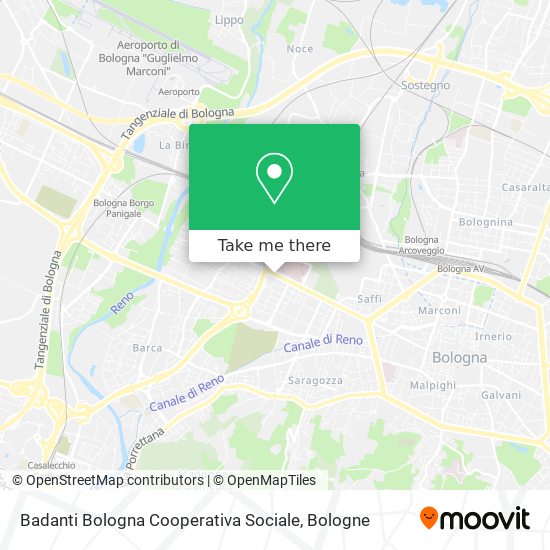 Badanti Bologna Cooperativa Sociale map