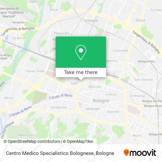 Centro Medico Specialistico Bolognese map