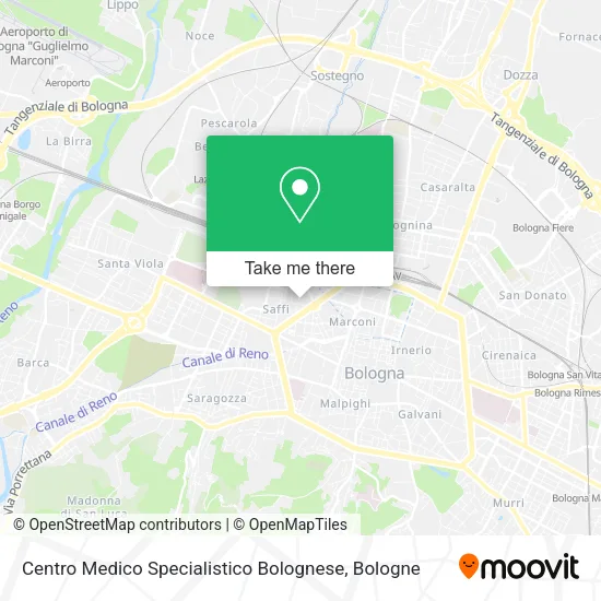 Centro Medico Specialistico Bolognese map