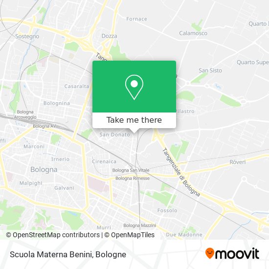 Scuola Materna Benini map