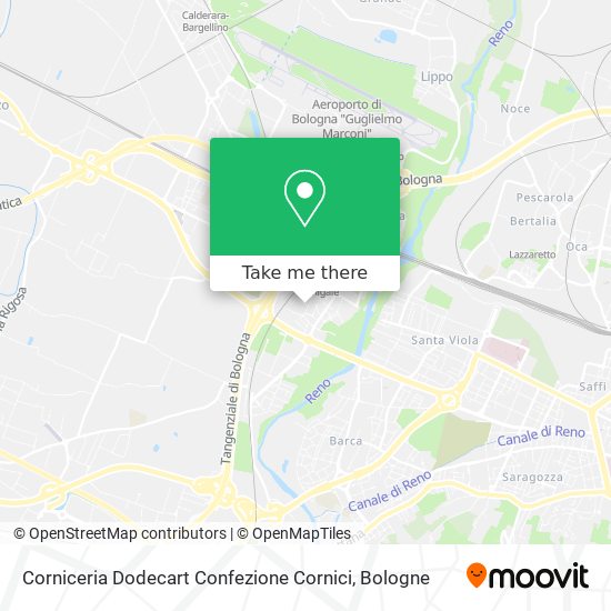 Corniceria Dodecart Confezione Cornici map