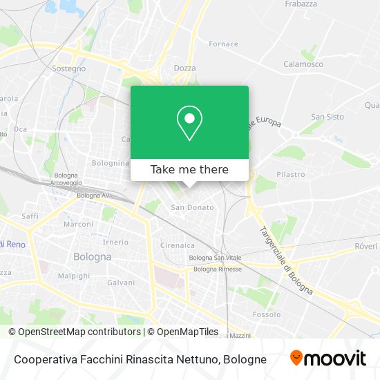 Cooperativa Facchini Rinascita Nettuno map