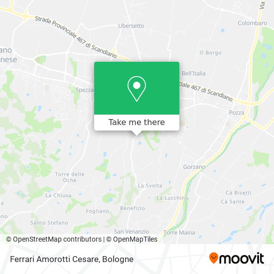 Ferrari Amorotti Cesare map