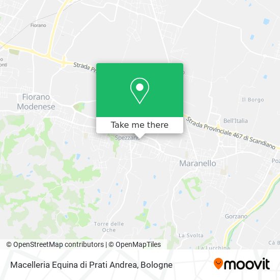 Macelleria Equina di Prati Andrea map