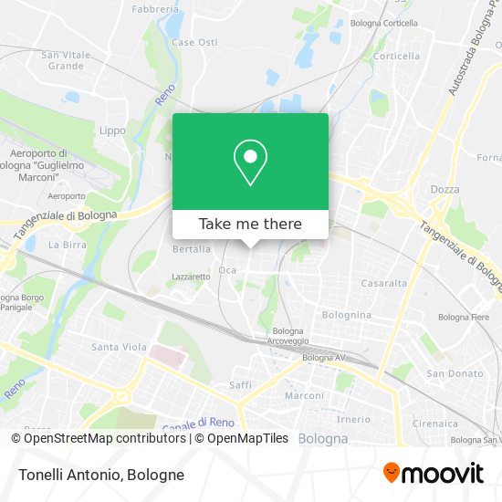 Tonelli Antonio map