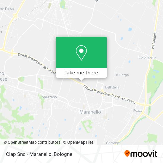 Clap Snc - Maranello map