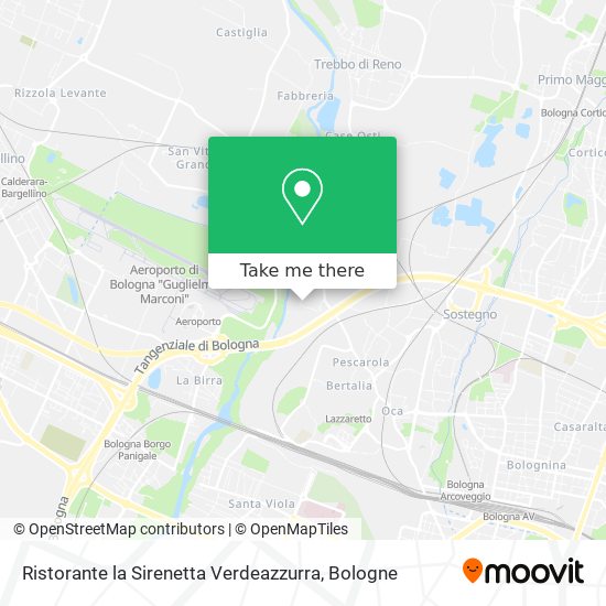 Ristorante la Sirenetta Verdeazzurra map