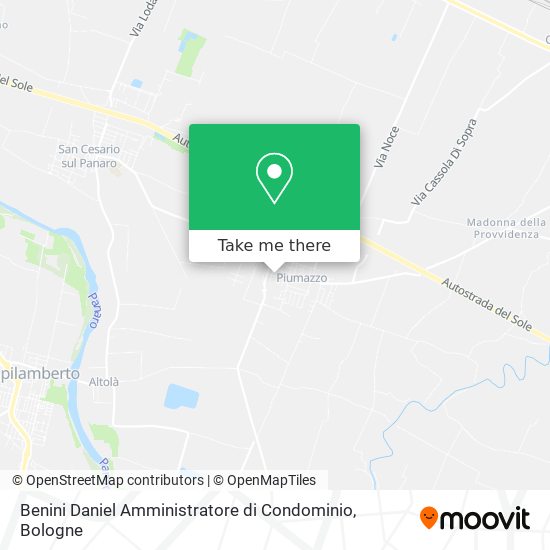 Benini Daniel Amministratore di Condominio map
