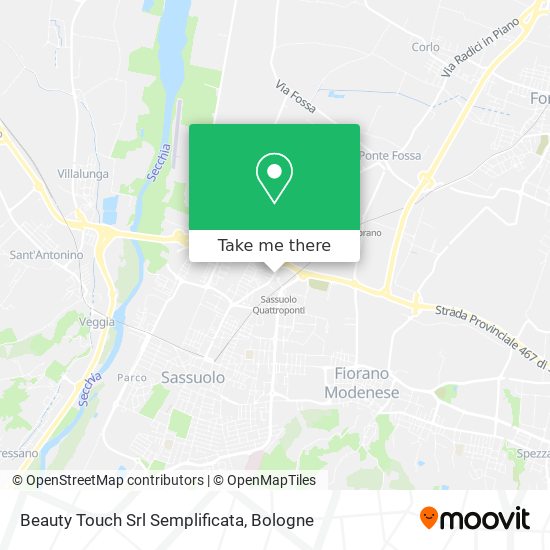 Beauty Touch Srl Semplificata map