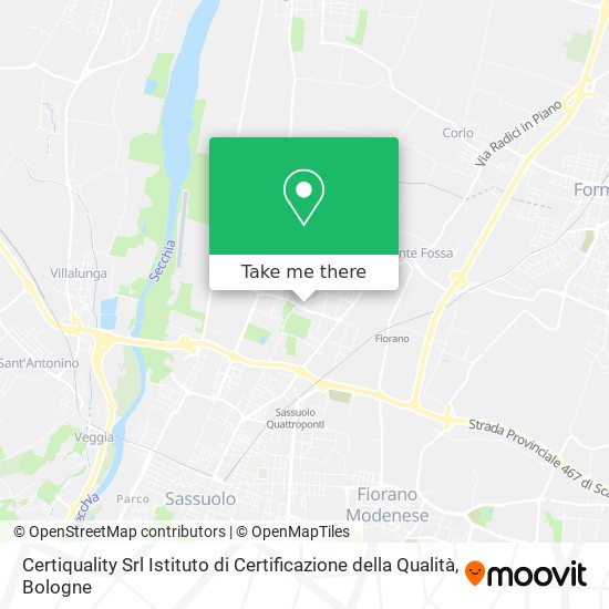 Certiquality Srl Istituto di Certificazione della Qualità map