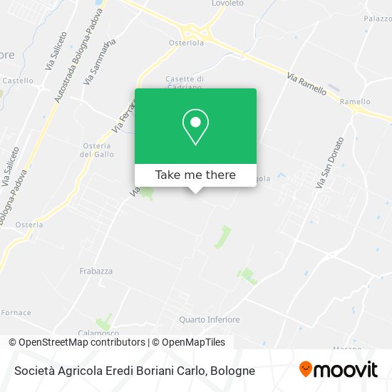 Società Agricola Eredi Boriani Carlo map