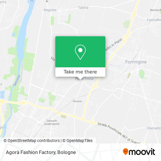 Agorà Fashion Factory map