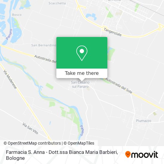 Farmacia S. Anna - Dott.ssa Bianca Maria Barbieri map